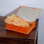 Boxed Photo Album - Orange Lotus