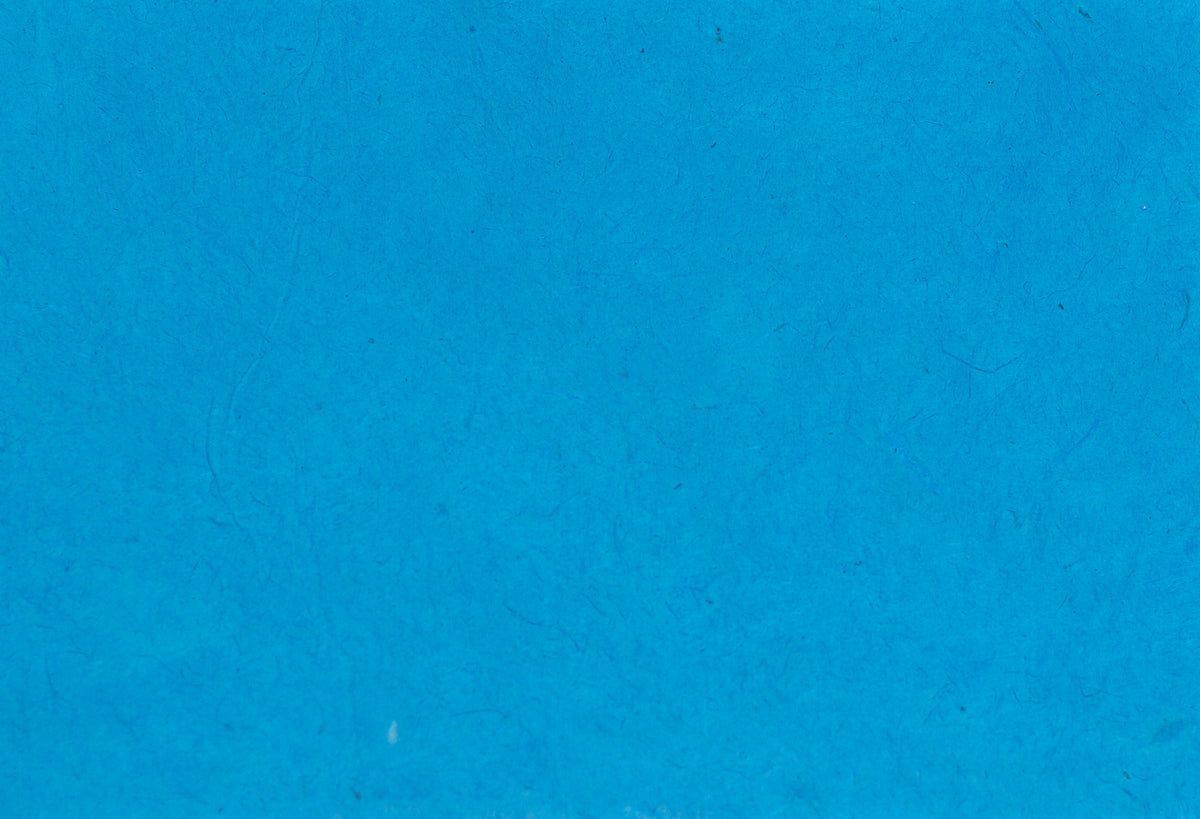 A4 Lokta Printer Paper Turquoise 20 Sheets Anglesey Paper