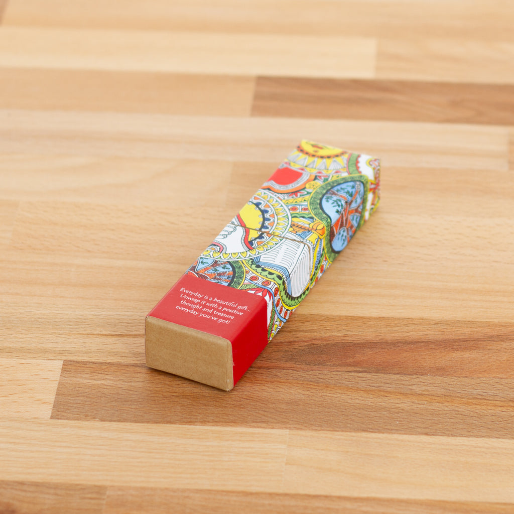 Set of 5 Biro Pens Madhubani Theme Anglesey Paper Company