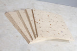 A4 Lokta Paper - Mixed Petals on Natural - 100 Sheets