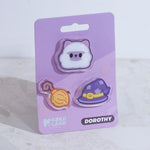 Acrylic Pin Badges 3pcs - Dorothy Cat