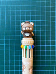 Kuki Coffee Bear Multi Colour Pen