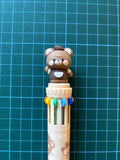 Kuki Coffee Bear Multi Colour Pen