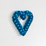 Felt Ball Heart ~ Blues