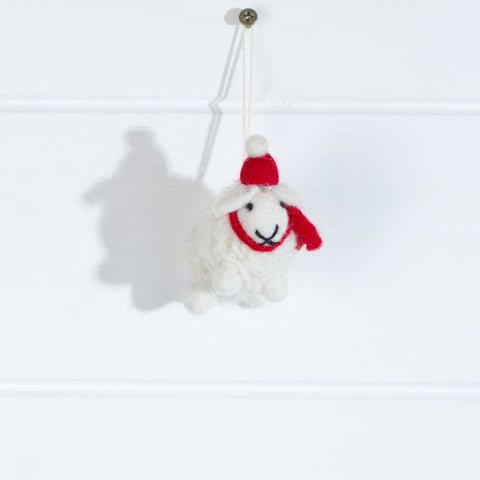 Felt Christmas Sheep