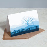 Greetings Cards ~ Tree and Gate Landscape