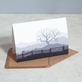 Greetings Cards ~ Tree and Gate Landscape