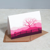 Greetings Cards ~ Tree and Gate Landscape