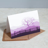 Greetings Cards ~ Tree and Gate Landscape