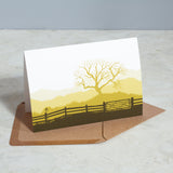 Greetings Cards ~ Tree and Gate Landscape