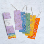 Handmade Bookmarks - Set of 5 - Batik Leaf