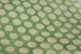 Gift Wrap - Batik Dots Green