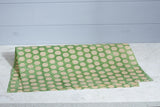 Gift Wrap - Batik Dots Green