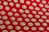 Gift Wrap - Batik Dots Red