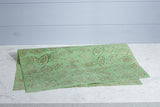 Gift Wrap - Batik Leaf Green