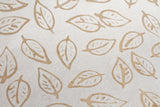 Gift Wrap - Batik Leaf Natural