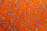Gift Wrap - Batik Leaf Orange
