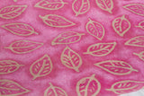 Gift Wrap - Batik Leaf Pink