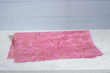 Gift Wrap - Batik Leaf Pink