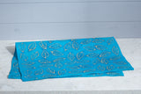 Gift Wrap - Batik Leaf Teal