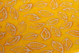 Gift Wrap - Batik Leaf Yellow
