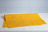 Gift Wrap - Batik Leaf Yellow