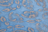 Gift Wrap - Batik Peony Blue