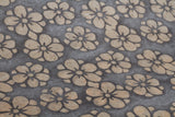 Gift Wrap - Batik Star Flower Grey