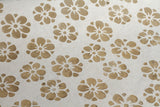 Gift Wrap - Batik Star Flower Natural