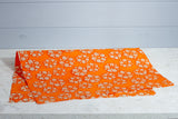 Gift Wrap - Batik Star Flower Orange