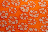 Gift Wrap - Batik Star Flower Orange