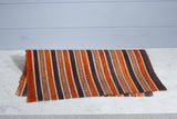 Gift Wrap - Batik Brown Stripes