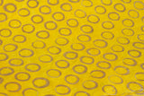 Gift Wrap - Batik Yellow Circles