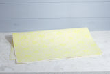 Gift Wrap - Screen Printed Lime Lotus