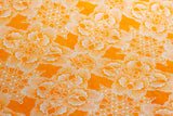 Gift Wrap - Screen Printed Orange Lotus