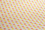 Gift Wrap - Screen Printed Orange and Yellow Daisy