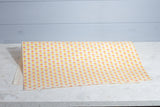 Gift Wrap - Screen Printed Orange and Yellow Daisy
