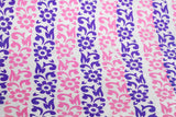 Gift Wrap - Screen Printed Pink and Purple Garland
