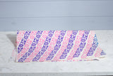 Gift Wrap - Screen Printed Pink and Purple Garland
