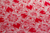 Gift Wrap - Screen Printed Red Lotus
