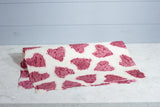 Gift Wrap - Red/Rose Hearts Butterpaper