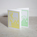'With Sympathy' Paper Cut Greeting Card 5x7 Inch (12.5 x 17.5cm)