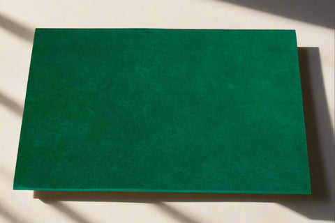 A4 Lokta Printer Paper - Bottle Green ~ 20 Sheets