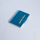 Handmade Mini Bamboo Notebook ~ Teal