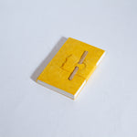 Handmade Mini Bamboo Notebook ~ Yellow