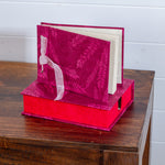 Boxed Photo Album - Pink Fern