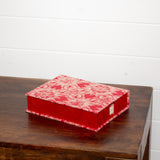 Boxed Photo Album - Red Lotus