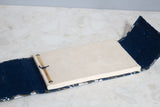 Traveler Journal - Silver and Gold on Blue