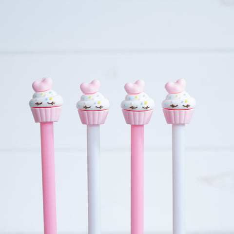 Kawaii Gel Pen Cupcake