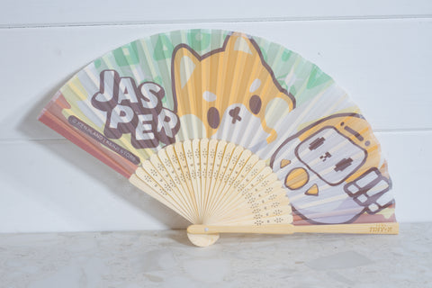 Folding Fan - Tiny-K Jasper